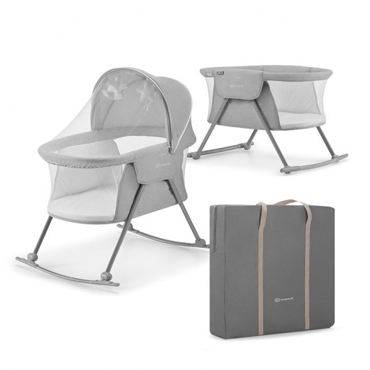 Berceau pour bébé Kinderkraft Lovi grey