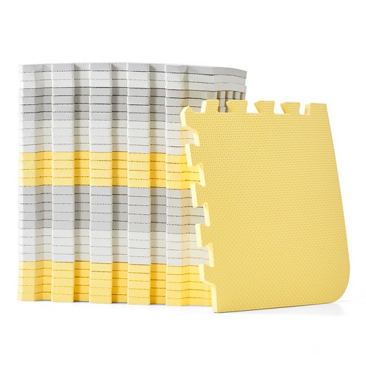 Tapis en mousse 1er age Kinderkraft Luno yellow