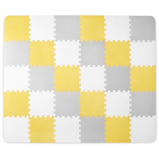Tapis en mousse 1er age Kinderkraft Luno yellow