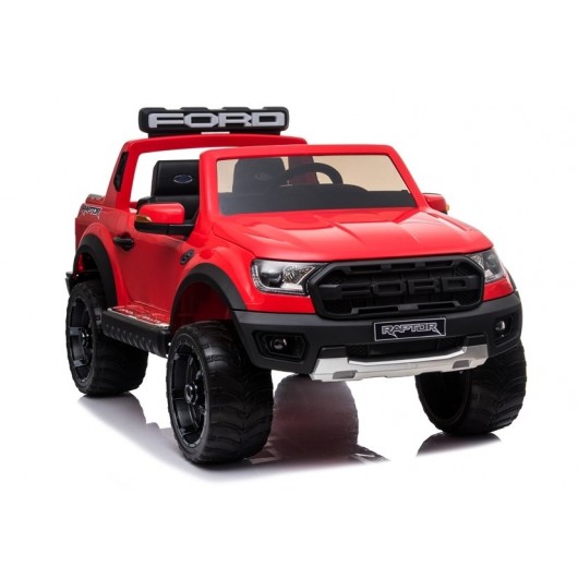 Voiture Electrique 2 Places 12v Ford Raptor Rouge Pack Luxe Cabriole Pro Cabriole Bebe