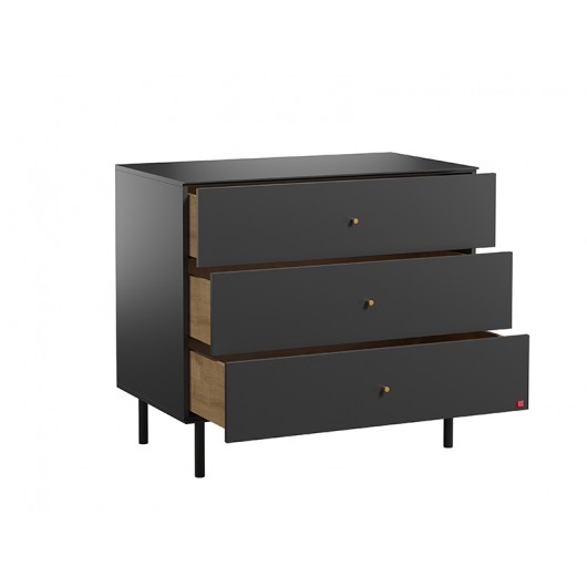Chambre complète Vox Baby Cute Black avec lit évolutif