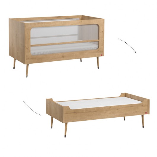 Lit évolutif Vox Baby Bosque Oak 70 x 140 cm