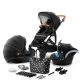 Poussette 3 en 1 Kinderkraft Prime black 2020