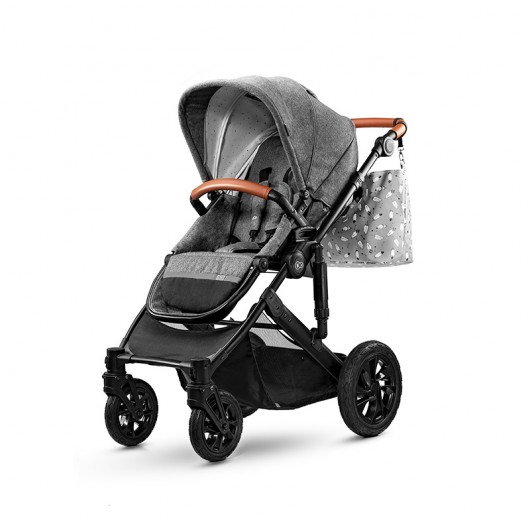 Poussette 3 en 1 Kinderkraft pas cher : Poussette 3 en 1 Kinderkraft Prime  grey 2020