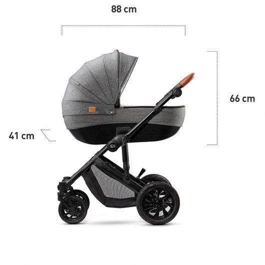 Poussette 3 en 1 Kinderkraft Prime grey 2020