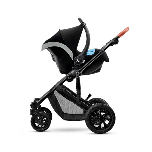 Poussette combinée Kinderkraft Prime black 2020