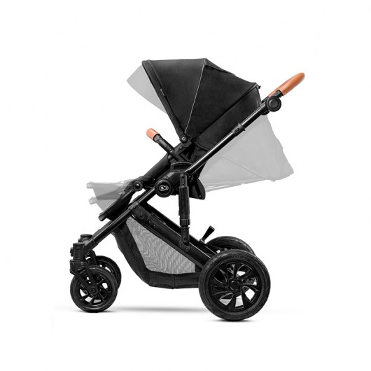 Poussette combinée Kinderkraft Prime black 2020