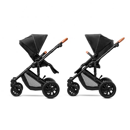 Poussette combinée Kinderkraft Prime black 2020