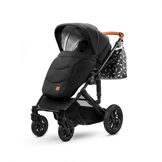 Poussette combinée Kinderkraft Prime black 2020