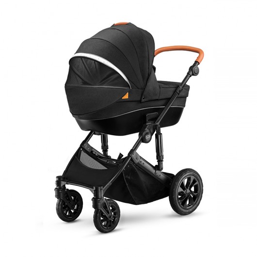 Poussette combinée Kinderkraft Prime black 2020