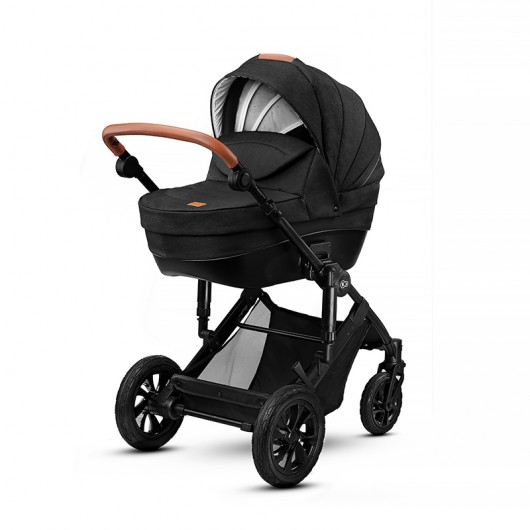 Poussette combinée Kinderkraft Prime black 2020