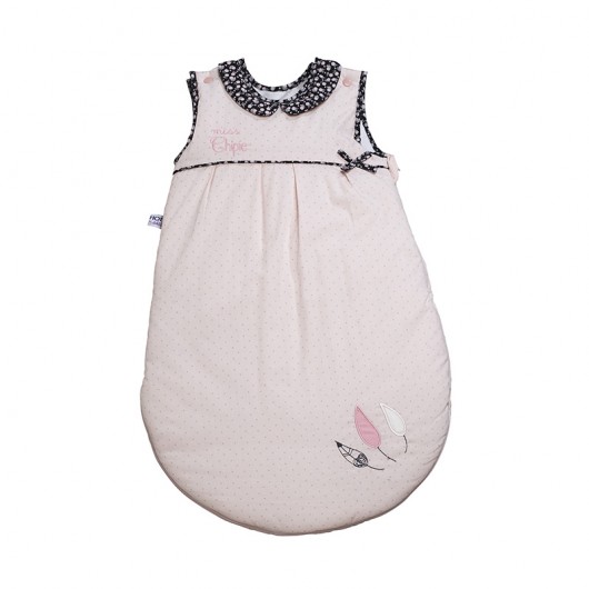 Gigoteuse ouatinée Sauthon Miss Fleur de lune 0-6 mois