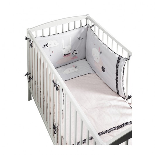 Edredon Sauthon Miss Fleur de lune - 120 x 60 cm