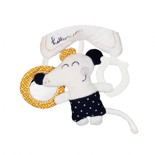 Jouet d'activités avec pince Sauthon Hello Textile