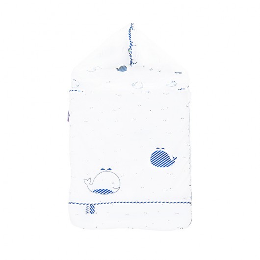 Nid d'ange Sauthon Blue Baleine