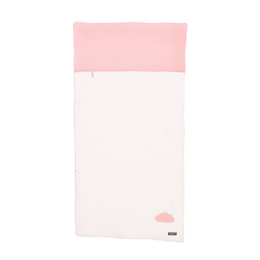 Edredon Sauthon Rose Lily Poudrée - 140 x 70 cm