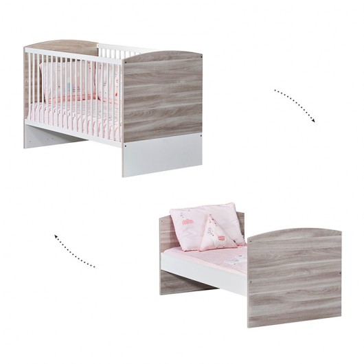 Lit évolutif Sauthon Little Big Bed Vintage Silex - 140 x 70 cm - Sauthon -  Cabriole bébé