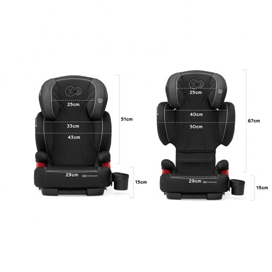 Siège auto isofix Kinderkraft Unity black