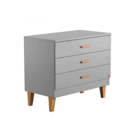 Chambre complète Vox Baby Lounge Gris Clair avec lit évolutif 70 x 140 cm