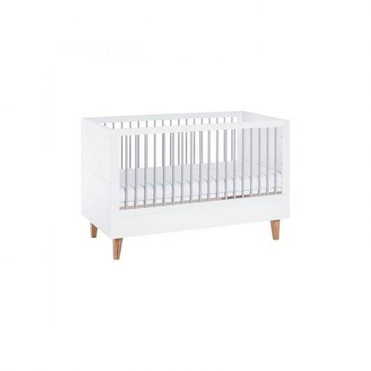 Chambre complète Vox Baby Concept White/Graphite/Grey/Red avec lit évolutif 70 x 140 cm