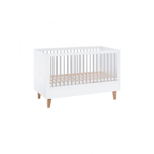 Chambre complète Vox Baby Concept White/Grey/Pink avec lit évolutif 70 x 140 cm