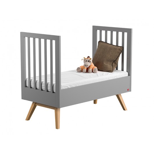 Chambre complète Vox Baby Nautis Grey/Oak avec lit évolutif 70 x 140 cm