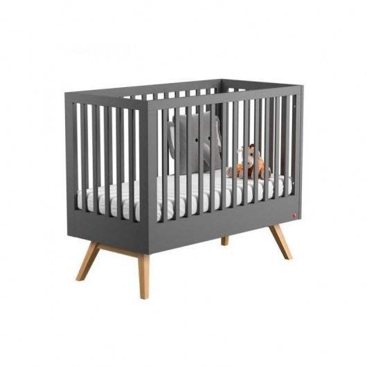 Chambre complète Vox Baby Nature Gris foncé avec lit évolutif 70 x 140 cm