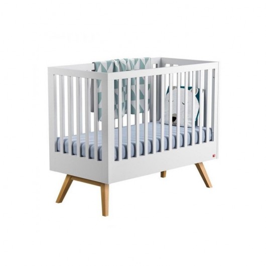 Chambre complète Vox Baby Nature Blanc avec lit évolutif 70 x 140 cm