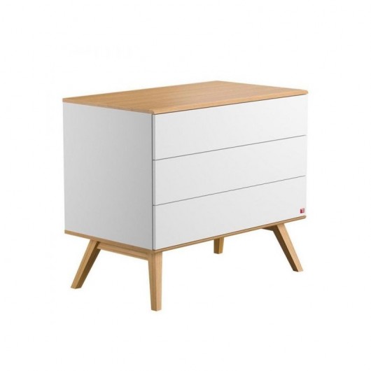 Chambre complète Vox Baby Nature Blanc avec lit évolutif 70 x 140 cm