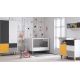 Chambre complète évolutive Vox Baby Concept White/Graphite/Grey/Saffron avec lit 70 x 140 cm