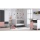 Chambre complète évolutive Vox Baby Concept White/Grey/Pink avec lit 70 x 140 cm