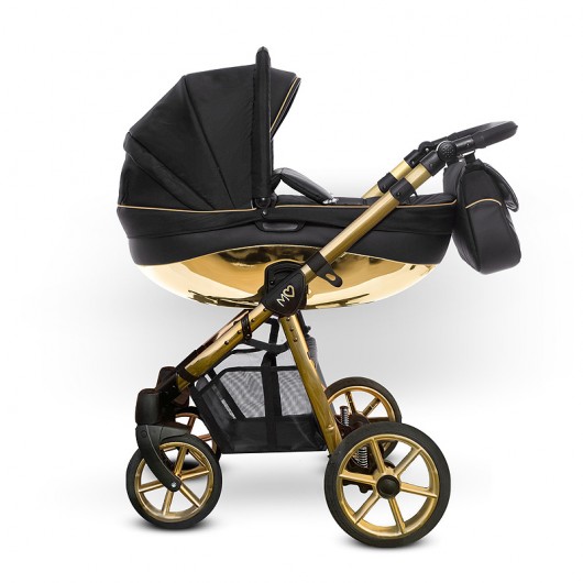 Poussette 3 en 1 Mommy - nacelle - coque Glossy Gold