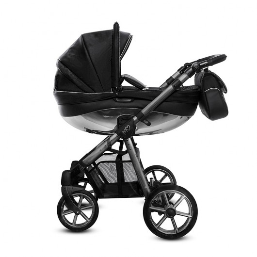 Poussette 3 en 1 Mommy - nacelle - coque Glossy Space Gray