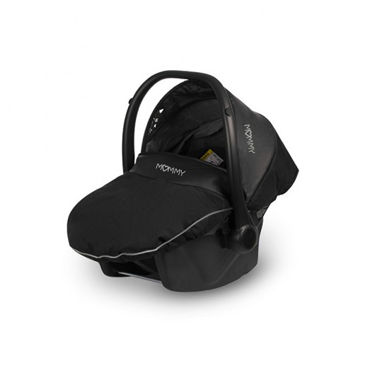 Poussette 3 en 1 Mommy - nacelle - coque Glossy Space Gray