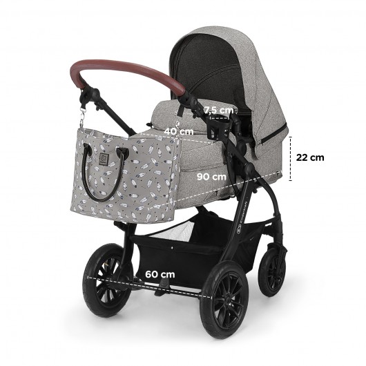 Poussette 3 en 1 Kinderkraft XMoov Black 2020