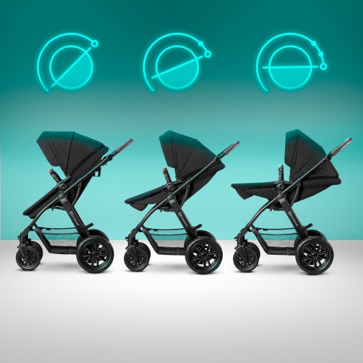 Poussette 3 en 1 Kinderkraft XMoov Black 2020