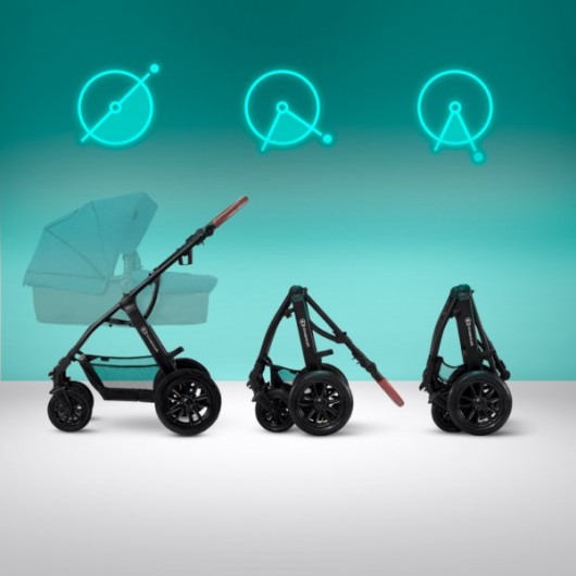 Poussette 3 en 1 Kinderkraft XMoov Denim 2020