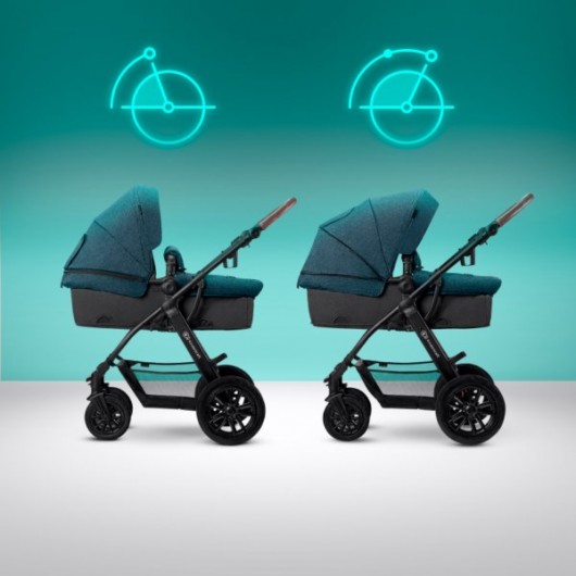Poussette 3 en 1 Kinderkraft XMoov Denim 2020