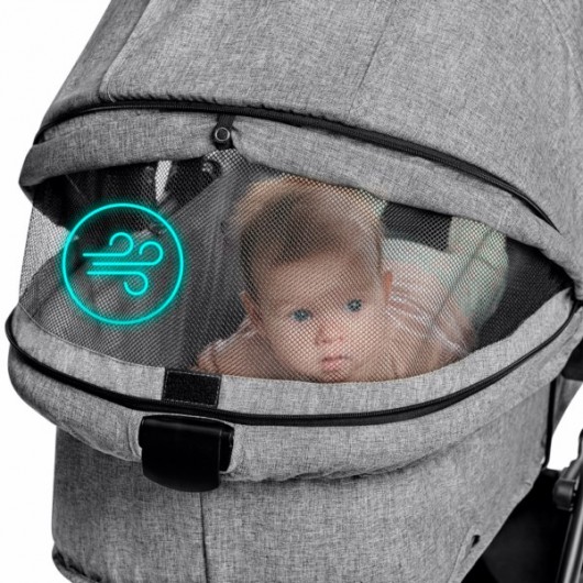 Poussette 3 en 1 Kinderkraft XMoov Denim 2020