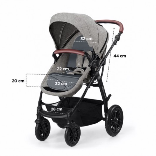 Poussette 3 en 1 Kinderkraft XMoov Denim 2020