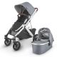 Poussette combinée Uppababy Vista V2 Gregory Bleu/Alu