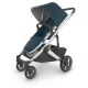 Poussette Uppababy Cruz V2 Finn Bleu Foncé/Alu