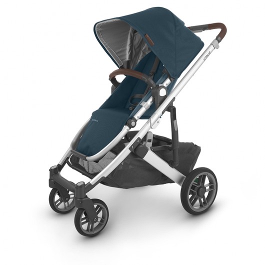 Poussette Uppababy Cruz V2 Finn Bleu Foncé/Alu Uppababy