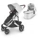 Poussette combinée Uppababy Cruz V2 Bryce Blanc/Alu - Nacelle