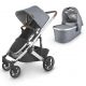 Poussette combinée Uppababy Cruz V2 Gregory Bleu/Alu - Nacelle