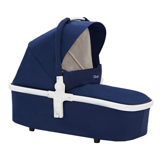 Poussette combinée Qtus Spider Bleu/Noir - Nacelle Noir