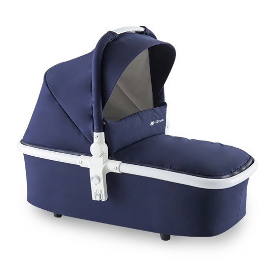 Poussette combinée Qtus Spider Bleu/Noir - Nacelle Noir