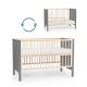 Lit en bois évolutif Kinderkraft Mia Grey