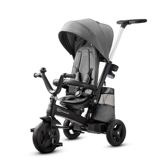Velo Draisienne Et Trottinette Kinderkraft Pas Cher Tricycle Kinderkraft Easytwist Platinum Grey