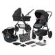 Poussette 3 en 1 Kinderkraft XMoov Black 2020